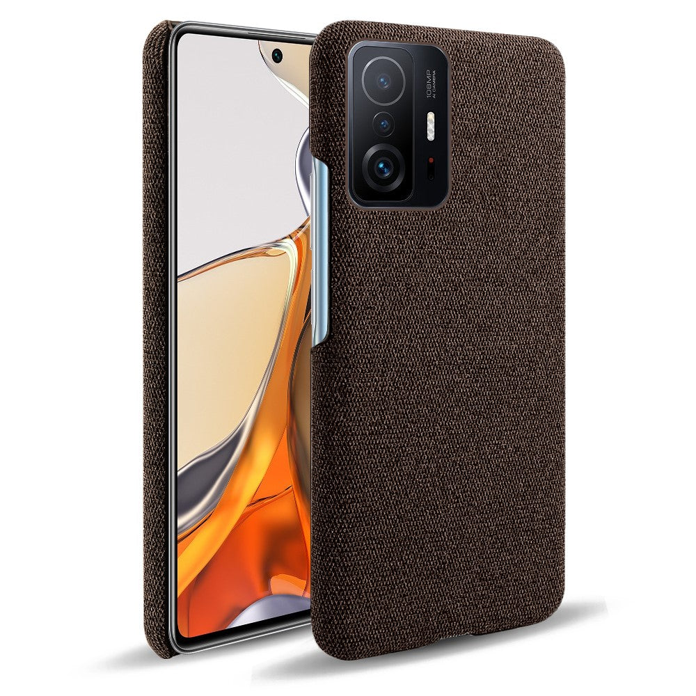 Slitstarkt mobilskal med tygbeläggning i plast för Xiaomi 11T Pro / Xiaomi 11T