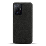 Durable Phone Shell Cloth Coated Plastic Phone Case for Xiaomi 11T Pro / Xiaomi 11T