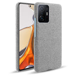 Slitstarkt mobilskal med tygbeläggning i plast för Xiaomi 11T Pro / Xiaomi 11T