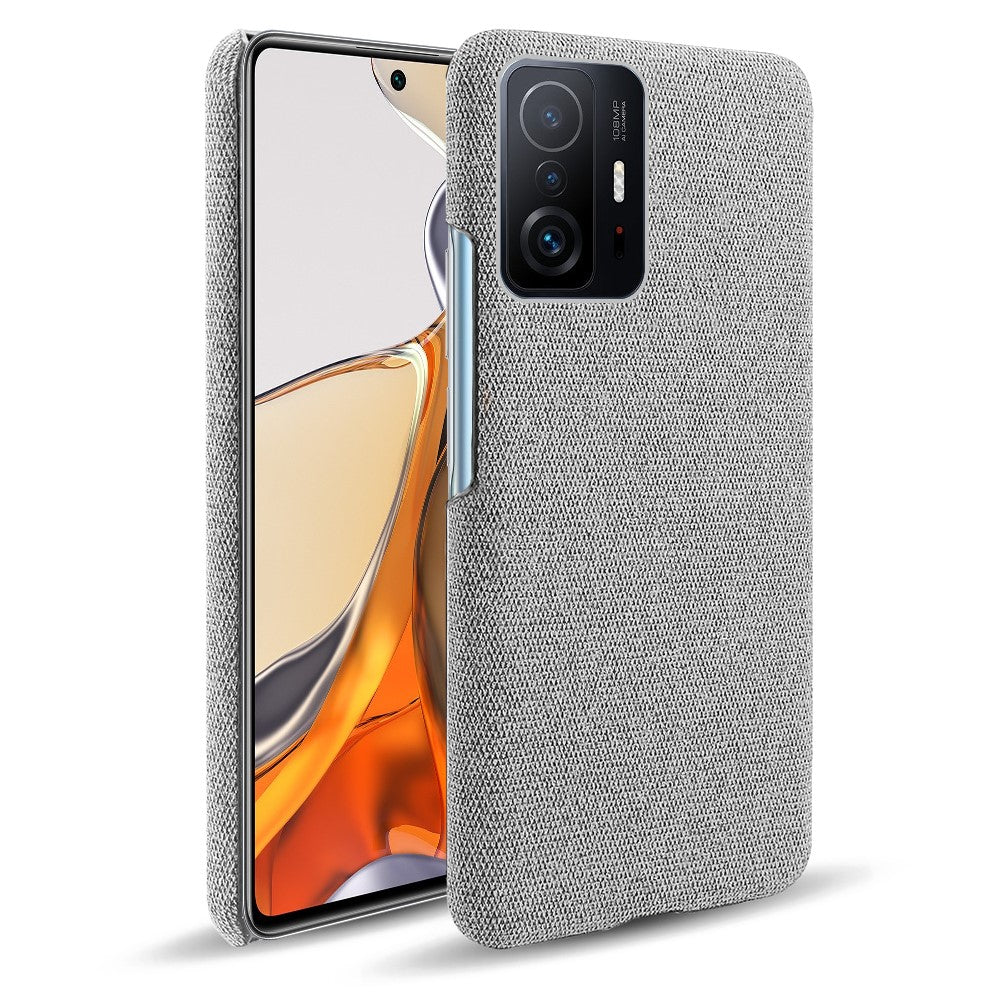 Slitstarkt mobilskal med tygbeläggning i plast för Xiaomi 11T Pro / Xiaomi 11T