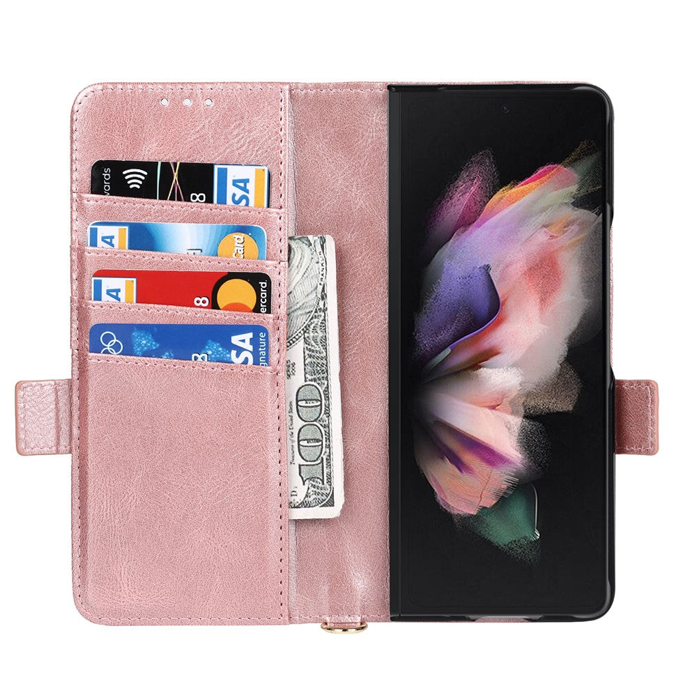 PU Leather + PC Anti-Scratch Hard Case with Dual Card Slots for Xiaomi 11T Pro / Xiaomi 11T