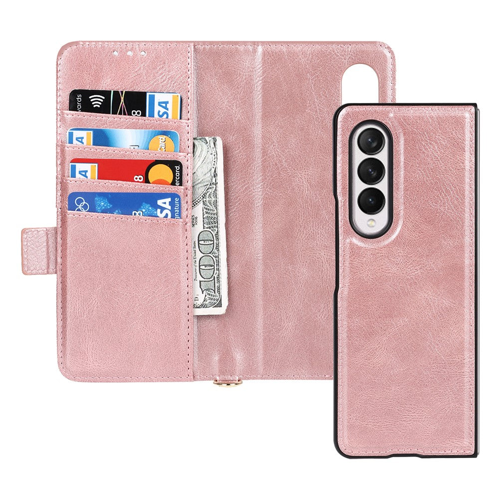 PU Leather + PC Anti-Scratch Hard Case with Dual Card Slots for Xiaomi 11T Pro / Xiaomi 11T