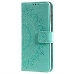Imprinted Mandala Flower Wrist Strap Anti-shock Wallet Leather Phone Case Shell with Stand for Xiaomi Redmi Note 11 5G (China) (MediaTek)/Note 11S 5G/Note 11T 5G