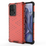 Scratch Resistant Honeycomb Pattern Shock-proof TPU + PC Combo Case for Xiaomi 11T / Xiaomi 11T Pro