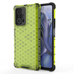 Scratch Resistant Honeycomb Pattern Shock-proof TPU + PC Combo Case for Xiaomi 11T / Xiaomi 11T Pro