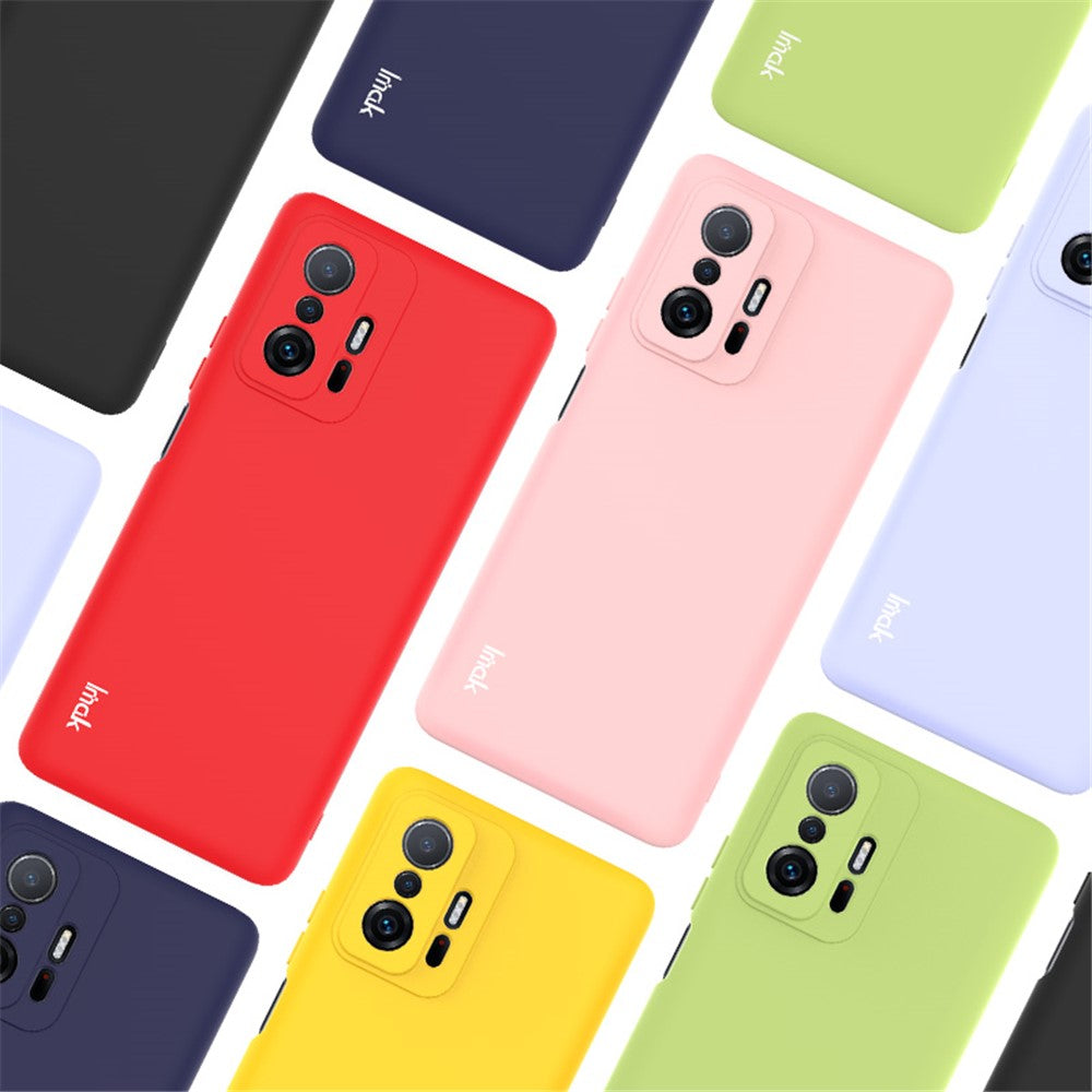 IMAK UC-2 Series Colorful Anti-scratch Soft TPU Well-protected Phone Case Shell for Xiaomi 11T/11T Pro