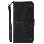 Splicing Stitching Skin-touch Feeling Full Protection PU Leather Cover Inner TPU Phone Case Shell with Stand Wallet for Xiaomi Redmi Note 11 Pro 5G (China) (MediaTek) / Note 11 Pro+ 5G