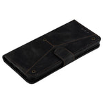 Splicing Stitching Skin-touch Feeling Full Protection PU Leather Cover Inner TPU Phone Case Shell with Stand Wallet for Xiaomi Redmi Note 11 Pro 5G (China) (MediaTek) / Note 11 Pro+ 5G