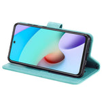 Imprinted Mandala Flower Wallet Leather Phone Case Anti-scratch Stand Shell with Strap for Xiaomi Redmi Note 11 Pro 5G (China) (MediaTek) / Note 11 Pro+ 5G