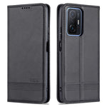 AZNS Wallet Design Durable PU Leather Shockproof Phone Cover Case for Xiaomi 11T / Xiaomi 11T Pro