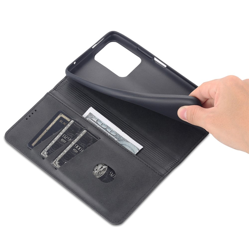 AZNS Wallet Design Durable PU Leather Shockproof Phone Cover Case for Xiaomi 11T / Xiaomi 11T Pro