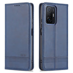 AZNS Wallet Design Durable PU Leather Shockproof Phone Cover Case for Xiaomi 11T / Xiaomi 11T Pro
