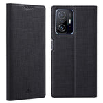 VILI DMX Series Auto Closing PU Leather Magnetic Stand Design Phone Cover Shell with Card Holder for Xiaomi 11T / Xiaomi 11T Pro