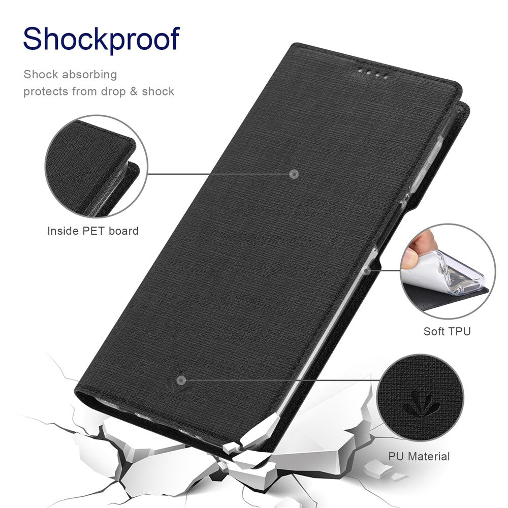 VILI DMX Series Auto Closing PU Leather Magnetic Stand Design Phone Cover Shell with Card Holder for Xiaomi 11T / Xiaomi 11T Pro