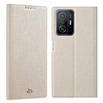 VILI DMX Series Auto Closing PU Leather Magnetic Stand Design Phone Cover Shell with Card Holder for Xiaomi 11T / Xiaomi 11T Pro