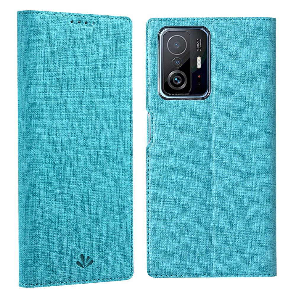 VILI DMX Series Auto Closing PU Leather Magnetic Stand Design Phone Cover Shell with Card Holder for Xiaomi 11T / Xiaomi 11T Pro