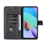 AZNS Premium PU Leather Wallet Stand Magnetic Closure Protective Flip Phone Cover for Xiaomi 11T / 11T Pro