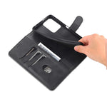 AZNS Premium PU Leather Wallet Stand Magnetic Closure Protective Flip Phone Cover for Xiaomi 11T / 11T Pro