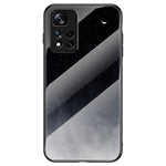Skyddsskal i härdat glas med stjärnmönster och mjukt TPU-material, stötdämpande design för Xiaomi Redmi Note 11 Pro 5G (Kina) (MediaTek)/Note 11 Pro+ 5G