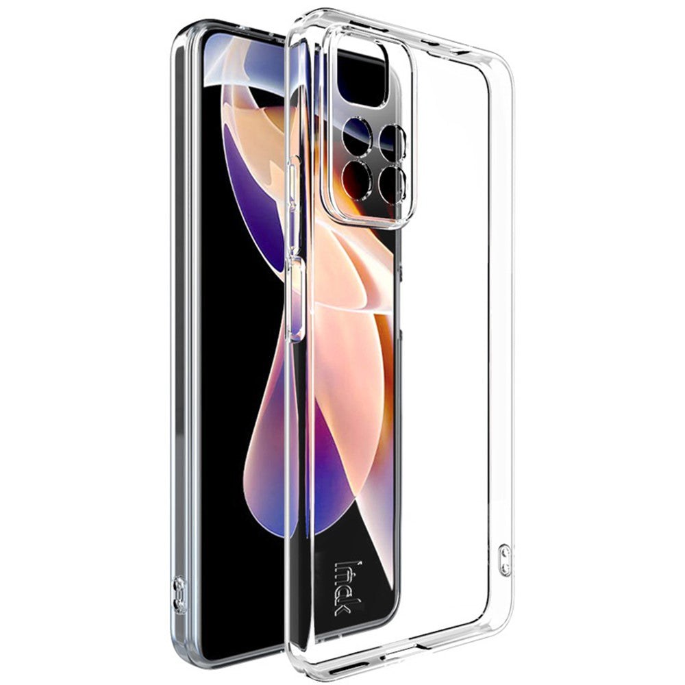 IMAK UX-5 Series Transparent Flexible Soft TPU Shock-Absorption Cover for Xiaomi Redmi Note 11 Pro+ 5G/Redmi Note 11 Pro 5G (China) (MediaTek)