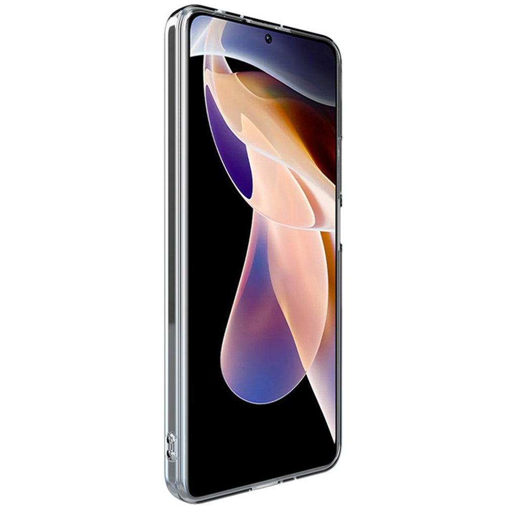 IMAK UX-5-serien Transparent Flexibelt Mjukt TPU Stötdämpande Skal för Xiaomi Redmi Note 11 Pro+ 5G/Redmi Note 11 Pro 5G (Kina) (MediaTek)
