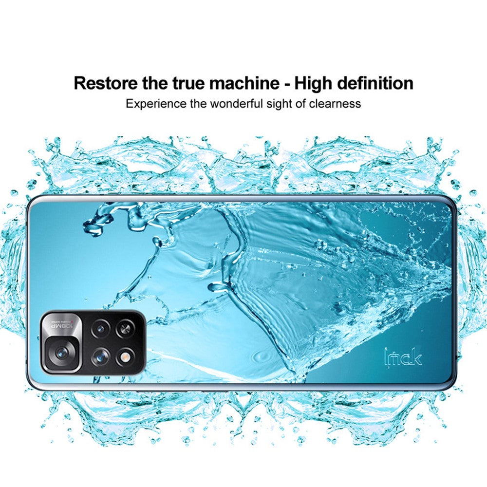 IMAK UX-5 Series Transparent Flexible Soft TPU Shock-Absorption Cover for Xiaomi Redmi Note 11 Pro+ 5G/Redmi Note 11 Pro 5G (China) (MediaTek)
