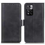 Tekstureret lædercover + TPU-cover, pung, magnetisk klap, fuld kropsbeskyttelse, stativ og beskyttende mobilcover til Xiaomi Redmi Note 11 Pro+ 5G/11 Pro 5G (Kina) (MediaTek)