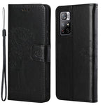 Folio Flip Owl Tree-avtryck Välskyddat, Fallskyddande, Snyggt Läderplånbokfodral med Stativ för Xiaomi Redmi Note 11 5G (Kina) (MediaTek)/Redmi Note 11T 5G/Redmi Note 11S 5G