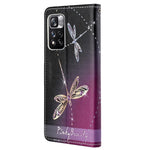Cross Texture PU Leather Wallet Case Stand Flip 3D Pattern Printing Shockproof Protective Cover for Xiaomi Redmi Note 12 Pro 4G / 11 Pro 4G (MediaTek) / Note 11 Pro 5G (Qualcomm)