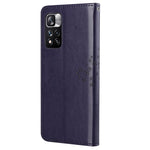 Moderne flipcover med ugletræsmønster, god beskyttelse, stødabsorberende, stilfuldt læderpungcover med stativ til Xiaomi Redmi Note 12 Pro 4G / 11 Pro 4G (MediaTek) / Note 11 Pro 5G (Qualcomm)