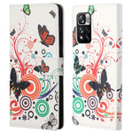 Mönstertryck PU-läder plånboksfodral med stativfunktion, magnetiskt fällbart fodral för Xiaomi Redmi Note 12 Pro 4G / 11 Pro 4G (MediaTek) / Note 11 Pro 5G (Qualcomm)