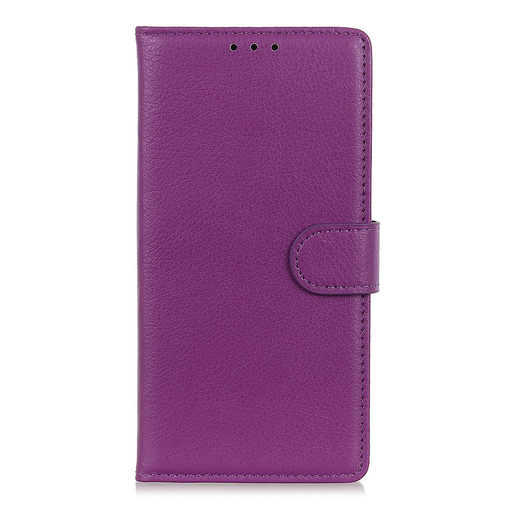 Klassisk stil i litchitextur i PU-läder, stötdämpande, magnetiskt spänne, mobilskal, stativ, plånboksskal för Xiaomi Redmi Note 11 Pro 5G (Kina) (MediaTek)/11 Pro+ 5G