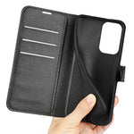 For Xiaomi Redmi Note 11 5G (China) (MediaTek)/Note 11T 5G/Note 11S 5G Litchi Texture PU Leather Flip Cover Shockproof TPU Shell Stand Wallet Phone Case