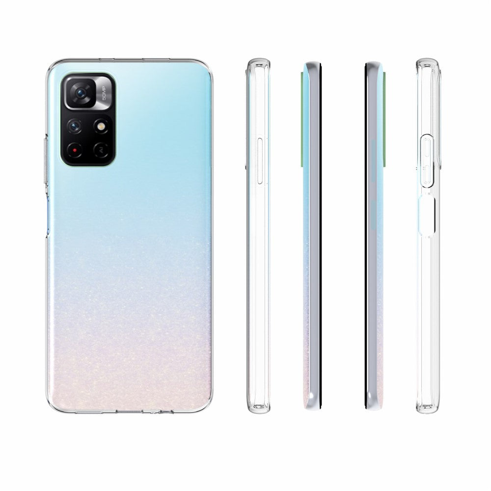 10Pcs/Pack for Xiaomi Redmi Note 11 5G (China) (MediaTek)/Note 11T 5G/Note 11S 5G Inner Watermark-Free Clear Mobile Case Soft TPU Phone Shell