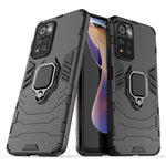Ringholder og kickstand, fleksibelt TPU + hårdt PC, skridsikkert beskyttende mobilcover til Xiaomi Redmi Note 11 Pro 5G (Kina) (MediaTek)/11 Pro+ 5G