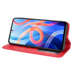 Mosaic Border Pattern Splicing Leather Wallet Stand Magnetic Clasp Phone Shell Case for Xiaomi Redmi Note 11 5G (China) (MediaTek)/Note 11T 5G/Note 11S 5G