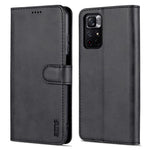 AZNS for Xiaomi Redmi Note 11 5G (China) (MediaTek)/Note 11T 5G/Note 11S 5G PU Leather Flip Folio Case Wallet Stand Shockproof TPU Inner Shell Phone Cover
