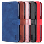 AZNS for Xiaomi Redmi Note 11 5G (China) (MediaTek)/Note 11T 5G/Note 11S 5G PU Leather Flip Folio Case Wallet Stand Shockproof TPU Inner Shell Phone Cover