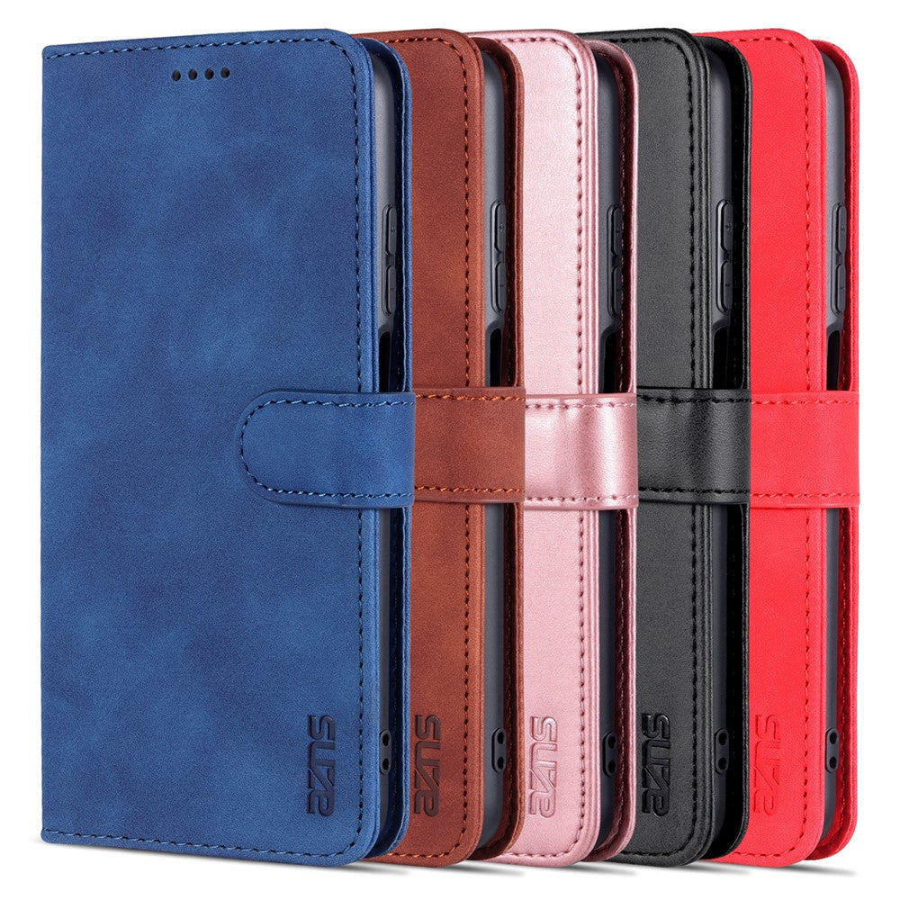 AZNS for Xiaomi Redmi Note 11 5G (China) (MediaTek)/Note 11T 5G/Note 11S 5G PU Leather Flip Folio Case Wallet Stand Shockproof TPU Inner Shell Phone Cover