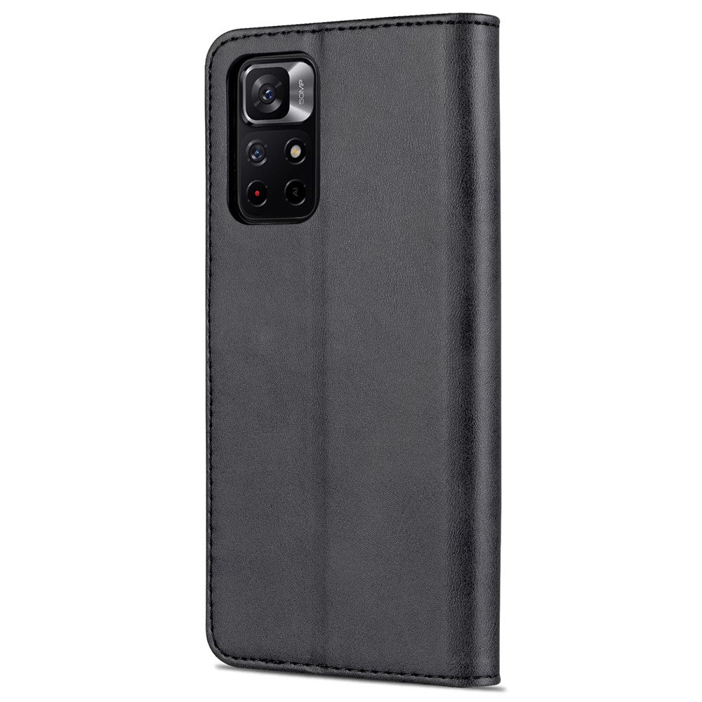 AZNS for Xiaomi Redmi Note 11 5G (China) (MediaTek)/Note 11T 5G/Note 11S 5G PU Leather Flip Folio Case Wallet Stand Shockproof TPU Inner Shell Phone Cover