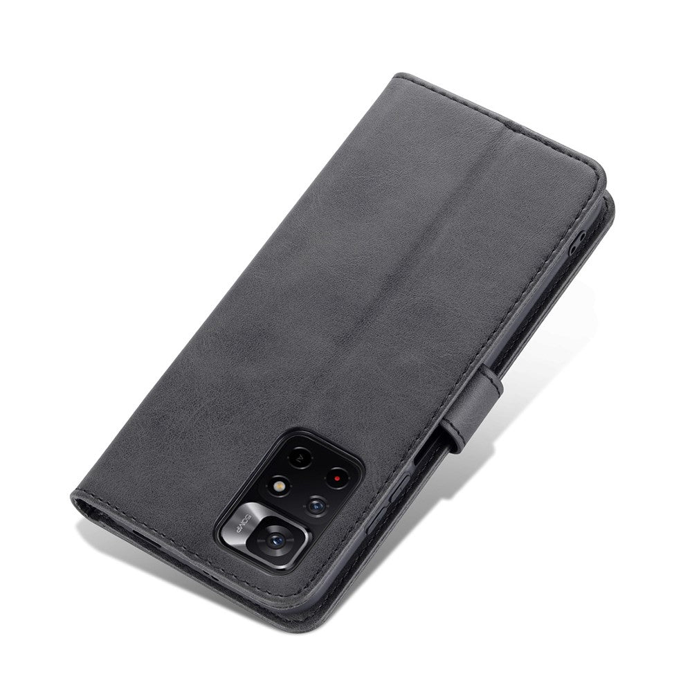 AZNS for Xiaomi Redmi Note 11 5G (China) (MediaTek)/Note 11T 5G/Note 11S 5G PU Leather Flip Folio Case Wallet Stand Shockproof TPU Inner Shell Phone Cover