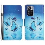 Cross Texture Pattern Printing Leather Stand Wallet Cover Flip Phone Case with Hand Strap for Xiaomi Redmi Note 11 Pro 5G (China) (MediaTek)/Note 11 Pro+ 5G
