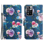 Cross Texture Pattern Printing Leather Stand Wallet Cover Flip Phone Case with Hand Strap for Xiaomi Redmi Note 11 Pro 5G (China) (MediaTek)/Note 11 Pro+ 5G