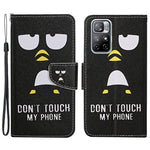 For Xiaomi Redmi Note 11 5G (China) (MediaTek)/Note 11T 5G/Note 11S 5G Cross Texture PU Leather Cover Pattern Printing Flip Wallet Stand Protective Phone Case with Strap