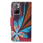 Fashionable Pattern Printing PU Leather Wallet Phone Case Stand Flip Full Body Shockproof Protective Cover for Xiaomi Redmi Note 11 Pro 5G (China) (MediaTek)/Note 11 Pro+ 5G