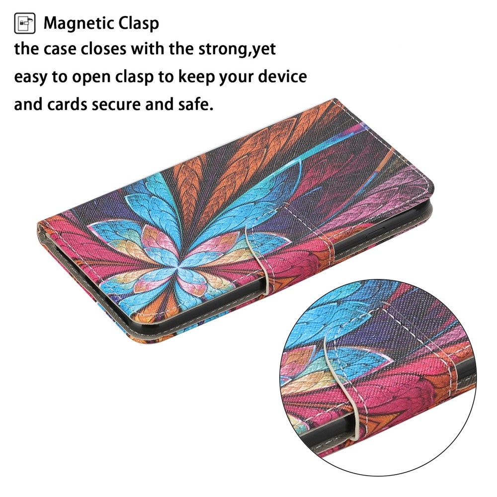 Fashionable Pattern Printing PU Leather Wallet Phone Case Stand Flip Full Body Shockproof Protective Cover for Xiaomi Redmi Note 11 Pro 5G (China) (MediaTek)/Note 11 Pro+ 5G