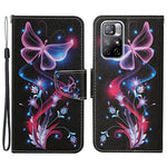 Fashionable Pattern Printing PU Leather Wallet Phone Case Stand Flip Full Body Shockproof Protective Cover for Xiaomi Redmi Note 11 Pro 5G (China) (MediaTek)/Note 11 Pro+ 5G