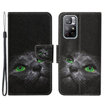 Fashionable Pattern Printing PU Leather Wallet Phone Case Stand Flip Full Body Shockproof Protective Cover for Xiaomi Redmi Note 11 Pro 5G (China) (MediaTek)/Note 11 Pro+ 5G