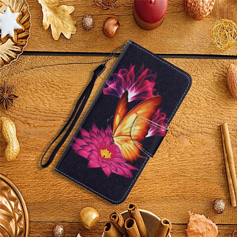 For Xiaomi Redmi Note 11 5G (China) (MediaTek)/Note 11T 5G/Note 11S 5G Pattern Printing TPU+PU Leather Wallet Phone Case Stand Flip Full Body Shockproof Protective Cover