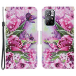 For Xiaomi Redmi Note 11 5G (China) (MediaTek)/Note 11T 5G/Note 11S 5G Pattern Printing TPU+PU Leather Wallet Phone Case Stand Flip Full Body Shockproof Protective Cover